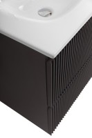 Мебель для ванной комнаты BelBagno Uno 70 подвесная, 2 ящика, матовая темно-серая