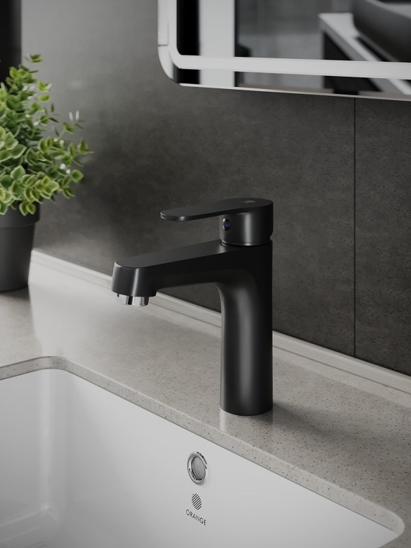 Комплект для ванной Orange One Life P07-511b черный