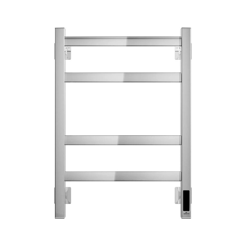 Полотенцесушитель электрический Grota Nosto 430х600 NP EL 60x45 см, подключение справа, слева, скрытое подключение справа, глянцевый хром, лесенка