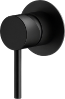 Встраиваемый смеситель для душа и ванны Plumberia Selection Ixo XO1111NO С ВНУТРЕННЕЙ ЧАСТЬЮ, матовый черный