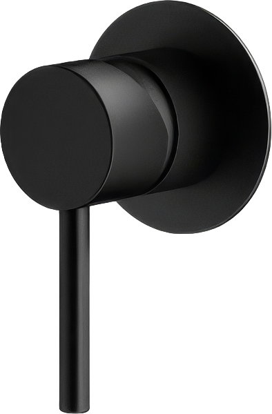 Встраиваемый смеситель для душа и ванны Plumberia Selection Ixo XO1111NO С ВНУТРЕННЕЙ ЧАСТЬЮ, матовый черный