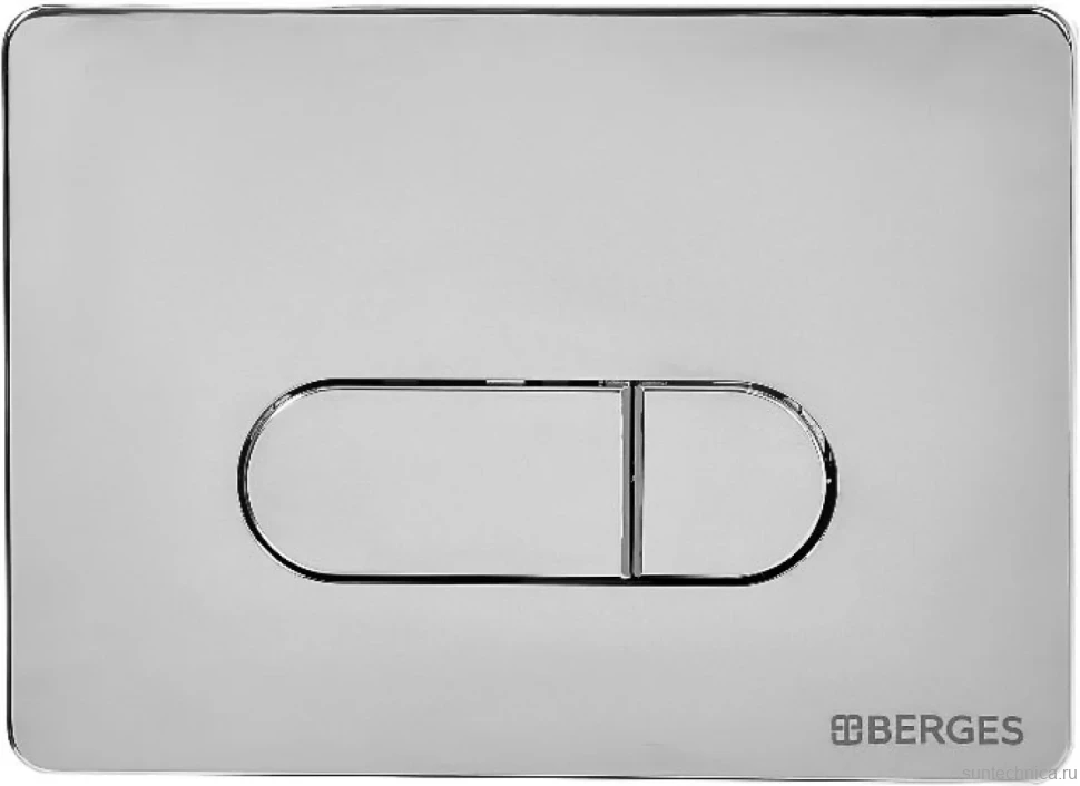 Кнопка смыва Berges Novum D3 хром, глянец