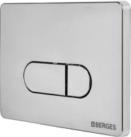 Кнопка смыва Berges Novum D3 хром, глянец