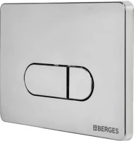Кнопка смыва Berges Novum D3 хром, глянец