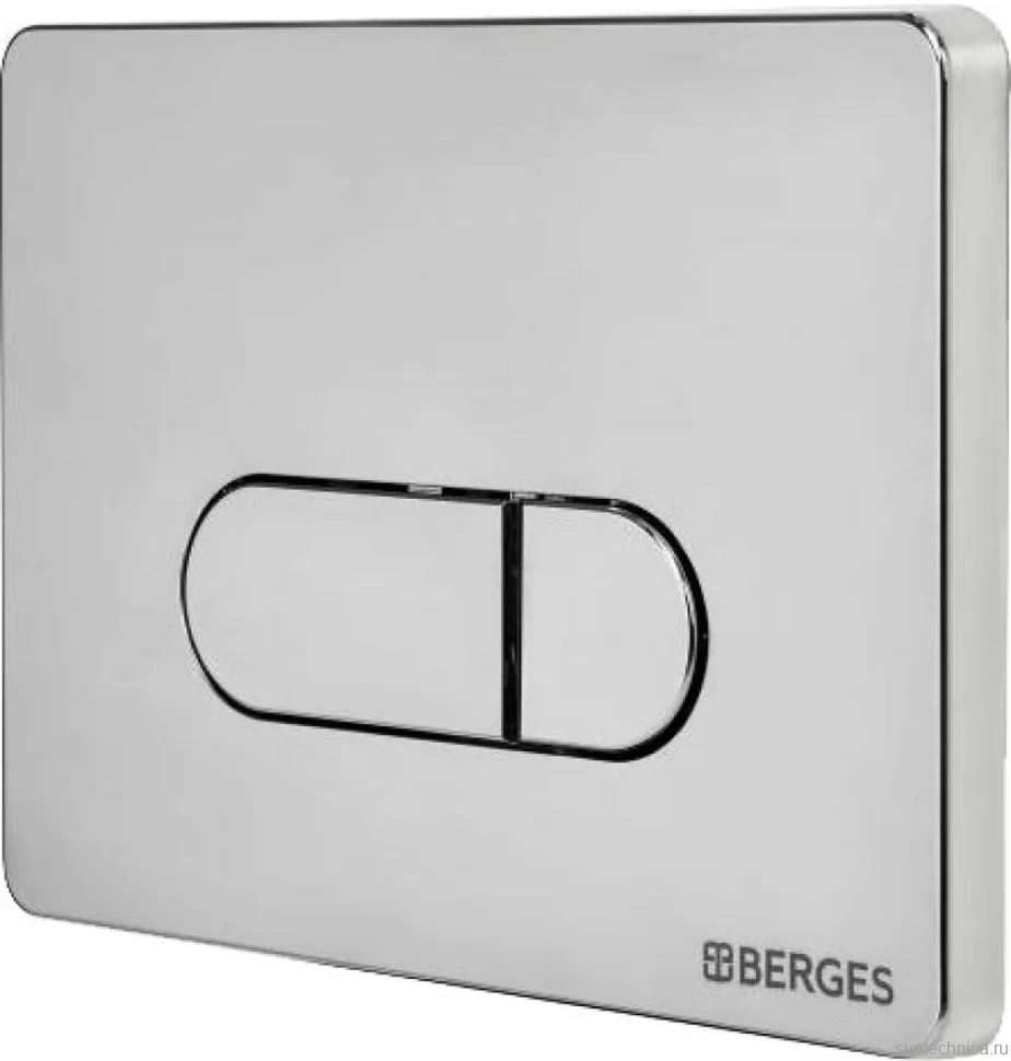 Кнопка смыва Berges Novum D3 хром, глянец