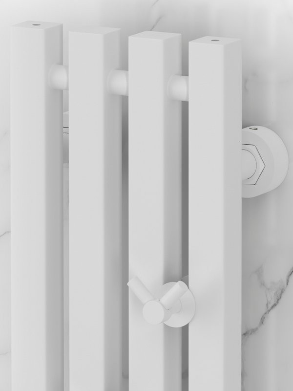 Полотенцесушитель водяной Сунержа Сатерленд Pro 30-0457-1215 120x20 см, матовый белый, I-образный