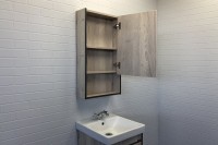 Мебель для ванной комнаты Comforty Вена 45 подвесная, дуб дымчатый