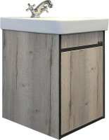 Мебель для ванной комнаты Comforty Вена 45 подвесная, дуб дымчатый