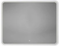 Зеркало Art&Max Genova AM-Gen-900-800-DS-F-White 90х80 белое, с LED-подсветкой, 6000К