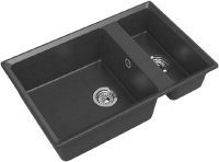 Мойка кухонная GranFest Level LV-760 K графит