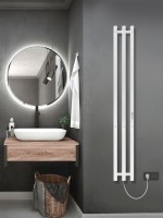 Полотенцесушитель электрический Indigo Style 3 PRO LSPRE120-13WMRt 120х13, белый матовый