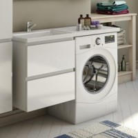 Тумба под раковину Эстет Dallas Luxe 130 подвесная, 2 ящика