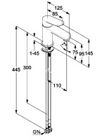 Смеситель для раковины Kludi X1 322900575 хром Смеситель для раковины Kludi X1 322900575 хром