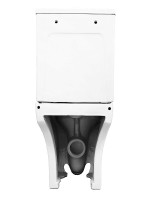 Унитаз-компакт напольный AZARIO Milagro AZ-8502 безободковый, с микролифтом, глянцевый белый