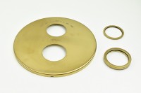 Термостатический смеситель встраиваемый Paini Cox 78PJ691TH С ВНУТРЕННЕЙ ЧАСТЬЮ для ванны с душем, матовое золото PVD