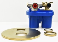 Термостатический смеситель встраиваемый Paini Cox 78PJ691TH С ВНУТРЕННЕЙ ЧАСТЬЮ для ванны с душем, матовое золото PVD