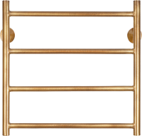 Полотенцесушитель водяной Secado Триада 1 плюс 55x55 см, бронза, лесенка, латунь