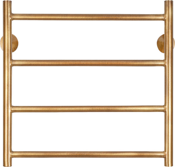 Полотенцесушитель водяной Secado Триада 1 плюс 55x55 см, бронза, лесенка, латунь