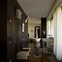 Унитаз Kerasan Waldorf с высоким бачком, хром