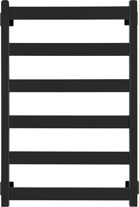 Полотенцесушитель электрический Secado Комано 1 85x55 см, подключение справа, матовый черный, лесенка