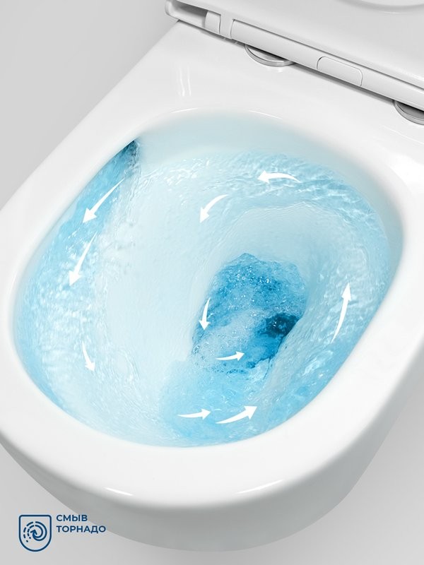 Унитаз подвесной BelBagno Etna BB008CH-TOR/SC безободковый, с микролифтом, глянцевый белый