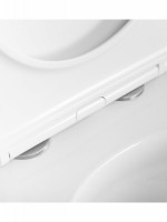 Унитаз подвесной BelBagno Etna BB008CH-TOR/SC безободковый, с микролифтом, глянцевый белый