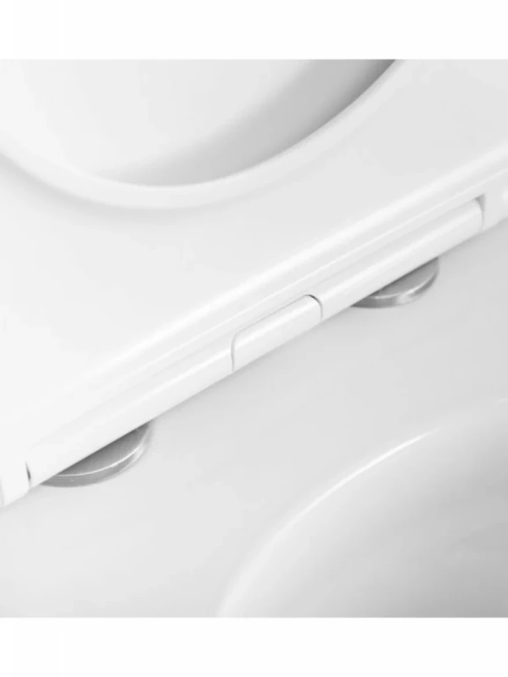 Унитаз подвесной BelBagno Etna BB008CH-TOR/SC безободковый, с микролифтом, глянцевый белый