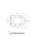 Унитаз подвесной BelBagno Etna BB008CH-TOR/SC безободковый, с микролифтом, глянцевый белый