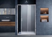 Душевая дверь в нишу Vincea Alpha VDS-3AL130MT 130 см, стекло текстурное, хром