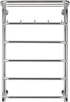 Полотенцесушитель электрический Secado Мерида 1 КСП 85x55 см, подключение справа, глянцевый хром, лесенка, с полкой