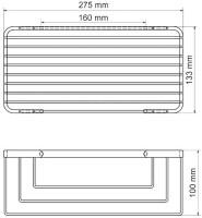 Полка Wasserkraft K-711BLACK