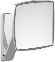 Косметическое зеркало Keuco iLook Move 17613 019003 с подсветкой, телескопическое, поворотное, хром
