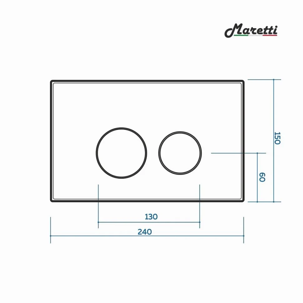 Комплект Maretti 3 в 1: унитаз UM10PBM76-844, инсталляция AC11P5211, кнопка AC12EA-015