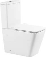 Унитаз-компакт напольный BelBagno Ardente-R BB02093CPR безободковый, крышка BB2112SC с микролифтом, бачок BB02093T