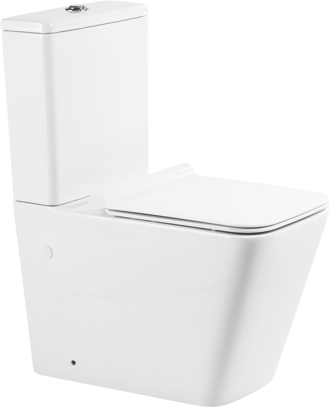 Унитаз-компакт напольный BelBagno Ardente-R BB02093CPR безободковый, крышка BB2112SC с микролифтом, бачок BB02093T