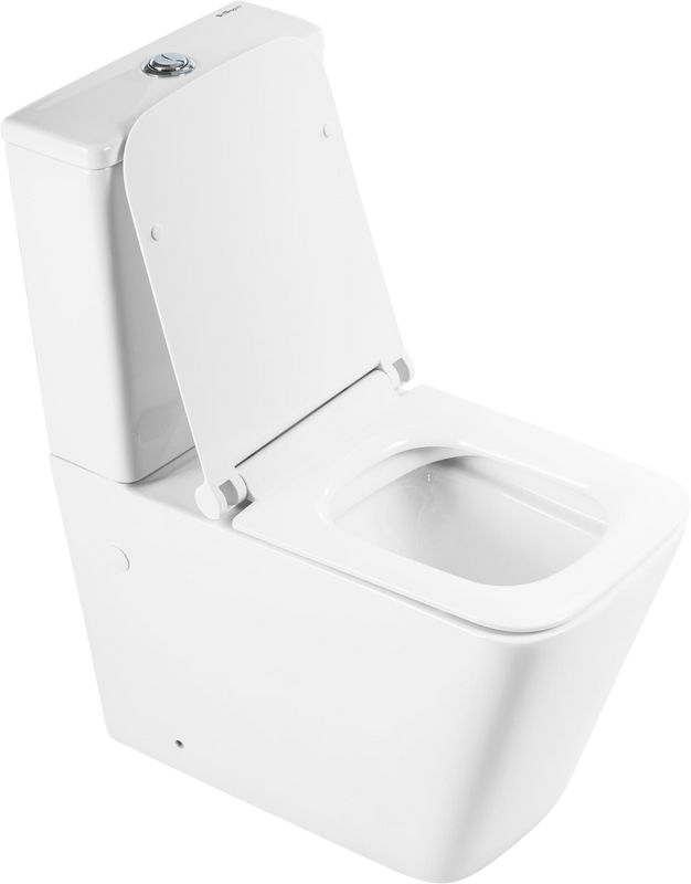 Унитаз-компакт напольный BelBagno Ardente-R BB02093CPR безободковый, крышка BB2112SC с микролифтом, бачок BB02093T