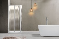 Душевой уголок Vincea Garda VSR-1G8090CH 90x80 см, профиль хром, стекло шиншилла