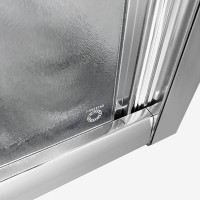 Душевой уголок Vincea Garda VSR-1G8090CH 90x80 см, профиль хром, стекло шиншилла