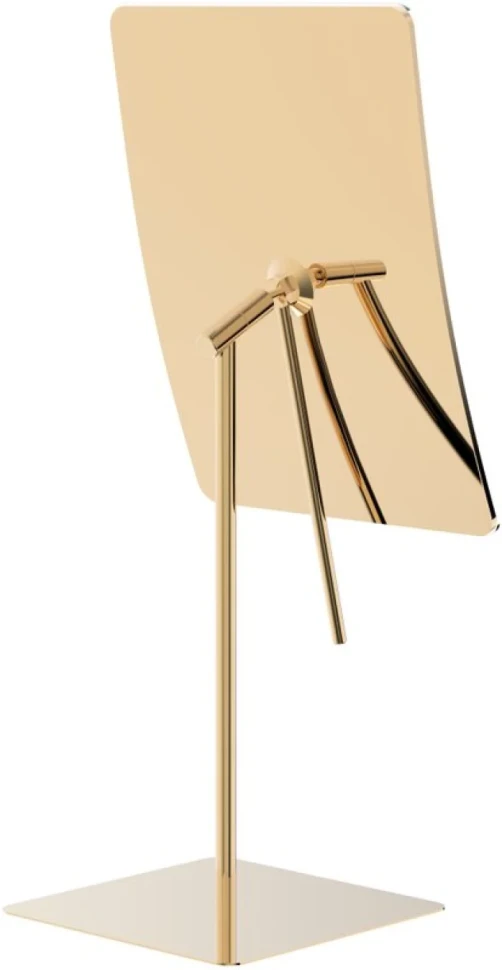 Косметическое зеркало Boheme 507-G без подсветки, поворотное, gold