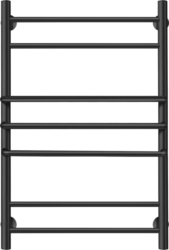 Полотенцесушитель электрический Secado Триест 4603777471118 80x50 см, подключение слева, матовый черный, лесенка