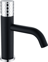 Смеситель для раковины Boheme Stick 121-BCR black diamond chrome