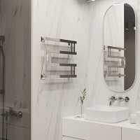 Полотенцесушитель электрический Indigo Muza DGM40-50Rt полированный хром