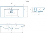 Тумба с раковиной Aqwella Vancouver 100 подвесная, белая