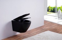 Унитаз подвесной Esbano Azalea ESUPAZALBM черный матовый
