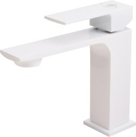 Смеситель для раковины Orange Lutz M04-021W белый