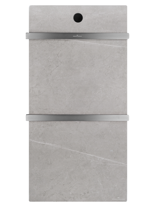 Полотенцесушитель электрический Wonzon & Woghand WW-A502-GM серый мрамор, темный графит