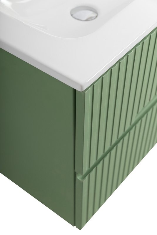 Мебель для ванной комнаты Cezares Duet 120 фисташковый софт, раковина Cezares CZR-8073-120-2 двойная