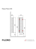 Шкаф-пенал для ванной Jorno Filoro 35 подвесной, белый