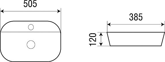 Мебель для ванной комнаты Runo Мальта 85 дуб, серая, раковина Nuovo 50