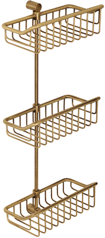 Полка Migliore Complementi 22028 бронза